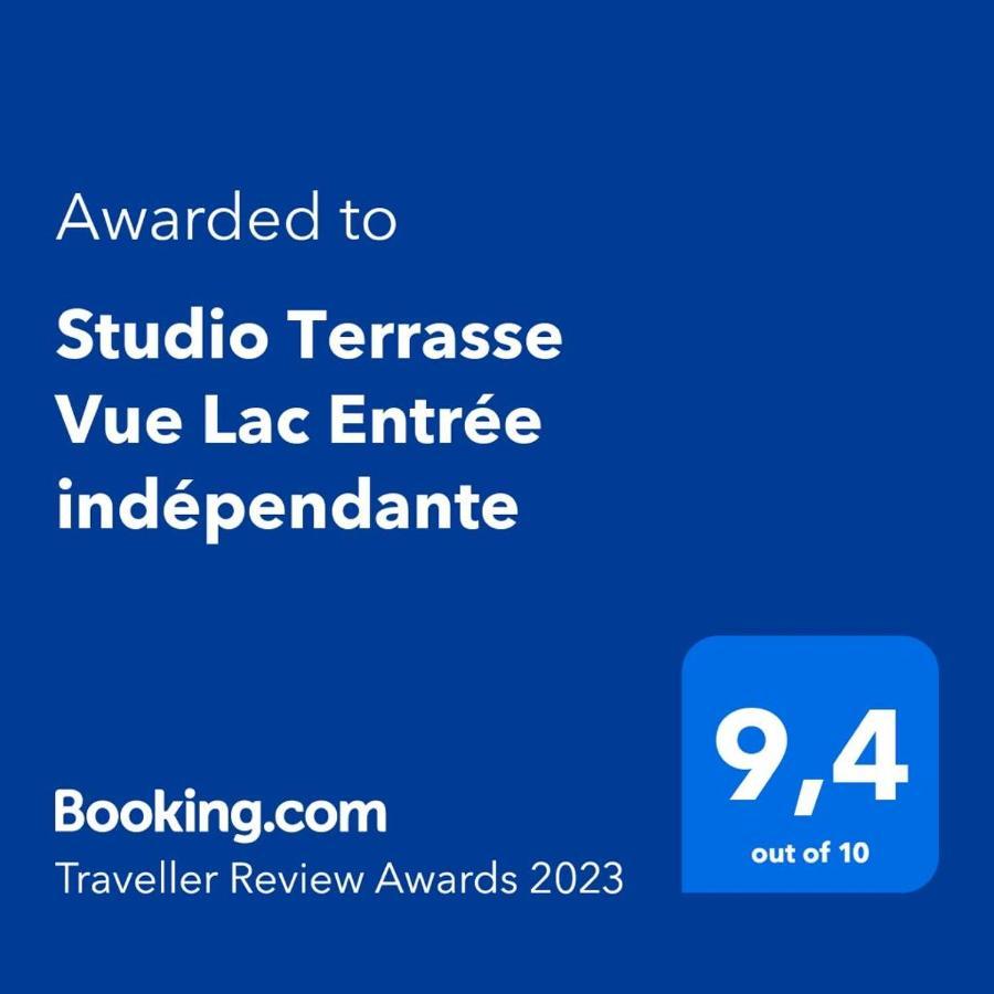 Studio Terrasse Vue Lac Entree Independante Font المظهر الخارجي الصورة